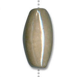 Ceramic Slider Oval w/ Enamel 40x20mm (Ø3.5mm)