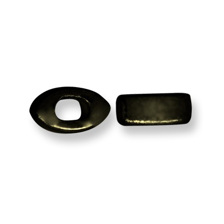 Κεραμική Χάντρα Μάτι για Regaliz με Σμάλτο 10mm (Ø11x8mm)