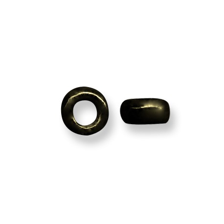 Ceramic Slider Rondelle Tube w/ Enamel 6mm (Ø8mm)