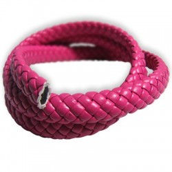 Synthetic (PU) Leather Cord Braided 5x9mm