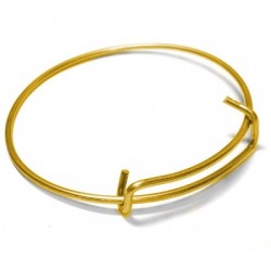 Bracelet Jonc Ajustable en Métal/Laiton 1.8mm
