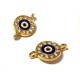 Œil rond en Strass 12 mm