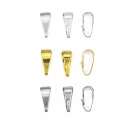 Gancio a Scatto in Ottone 3.5X10.5 Mm/7 mm