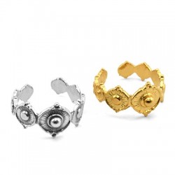 Anello in Metallo Ottone Regolabile 20x10mm