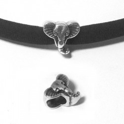 Zamak Slider Elephant 10x12mm (Ø 5.2mm)