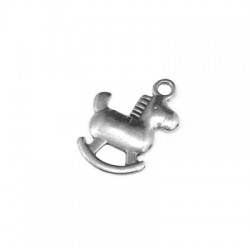 Zamak Charm Rocking Horse 14x15mm