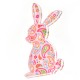 Plexi Acrylic Deco Bunny 69x120mm