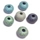 Ceramic Stonewashed Bead 16mm (Ø 5mm)