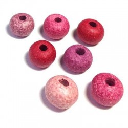 Ceramic Stonewashed Bead 16mm (Ø 5mm)