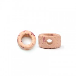 Ceramic Matte Ring 20mm with Vertical Hole (Ø 4mm)