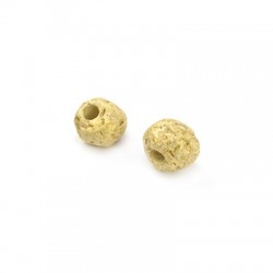 Ceramic Matte Slider Irregular Bead 17mm (Ø 5mm)