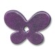 Ceramic Pendant Butterfly w/ Enamel 42x16mm