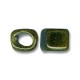 Enamel Ceramic Slider Cube for Regaliz Leather 14mm (Ø 11x8mm)