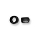 Enameled Ceramic Slider Tube Rondelle 9mm Ø8mm