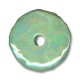 Ceramic Bead Disk w/ Enamel 45mm (Ø8mm)