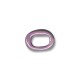 Enamel-Glazed One Color Ceramic Slider Oval for Regaliz Leather 5mm (Ø 11x8mm)