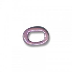 Anello Passante per Cuoio Regaliz in Ceramica Smaltata 5mm (Ø 11x8mm)