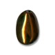 Ceramic Slider Oval Bead Drop w/ Enamel 30mm (Ø5mm)