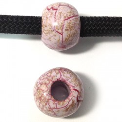 Perla in Ceramica Smaltata 25x18mm (Ø 9.5mm)
