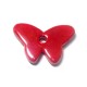 Enamel Ceramic Butterfly 45x30mm (Ø 5mm)