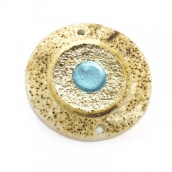 Enamel Ceramic Pendant Round Eye 53mm 