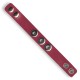 Clic Clac Leather Bracelet (3 buttons) 24cm