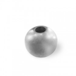 Perle en Métal/Laiton 16x14mm (Ø 5mm)