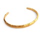 Zamak Bamboo Style Bracelet 150x6mm