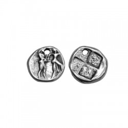 Zamak Pendant Round Coin 18mm