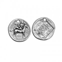 Zamak Pendant Round Coin 25mm
