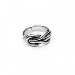 Pewter Ring Knot 22x10mm