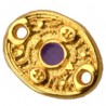 24K Gold Plated/Purple
