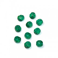 Crystal Bohemian Bead Round Faceted 6mm
