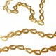 Brass Drop Chain 10x5mm