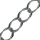 Aluminium Chain Oval Twisted 30x25mm