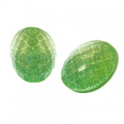 Resin Flat Back Oval 18x13mm