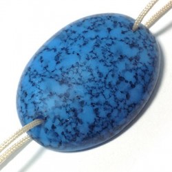 Resin Flatback Oval 30x40mm With 2 Holes