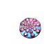 Resin Round Cabochon With Strass 16mm
