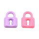Acrylic Pendant Padlock 15x25mm