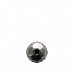 Perlina Sfaccettata in Argentone CCB 12mm