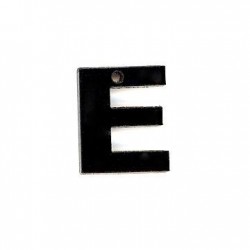 Plexi Acrylic Pendant Letter "E" 13mm