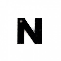 Πλέξι Ακρυλικό Μοτίφ Γράμμα "N" 13mm