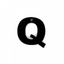 Plexi Acrylic Pendant "Q" 13mm