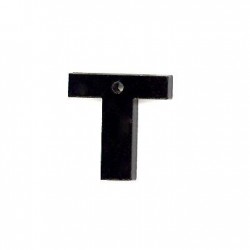 Plexi Acrylic Pendant Letter "T" 13mm