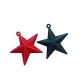 Actylic Pendant Star Rubber Effect 50mm