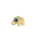 Pendentif Éléphant en Plexiacrylique avec œil porte-bonheur émaillé 15x12mm
