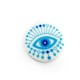 Pendentif rond en Plexiacrylique avec œil porte-bonheur peint 50mm