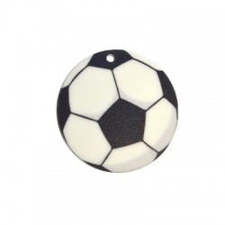 Pendente in Plexi Acrilico Pallone da Calcio 50mm