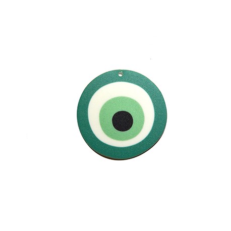 Plexi Acrylic Pendant Round Eye 45mm
