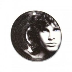 Plexi Acrylic Painted Pendant Record Jim Morrison 45mm